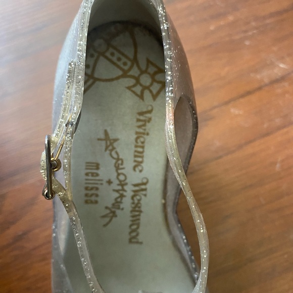 Rare Vivienne Westwood Anglomania + Melissa Jelly Cinderella Kitten Heels - Picture 2 of 3